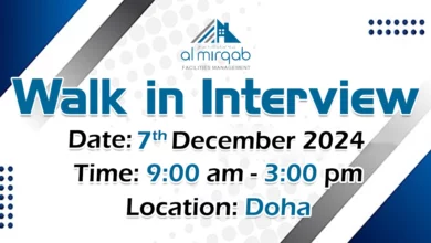 Al Mirqab Walk in Interview in Doha