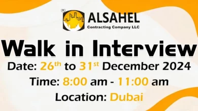 Al Sahel Contracting Walk in Interview in Dubai