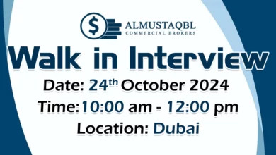 Almustaqbl Walk in Interview in Dubai