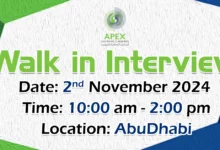 Apex National Catering Walk in Interview in Abu Dhabi