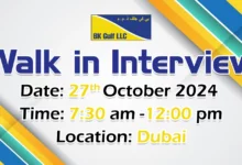 BK Gulf Walk in Interview in Dubai