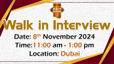 Bab Al Firdous Walk in Interview in Dubai