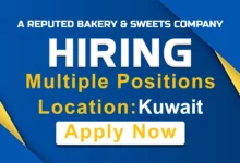 Bakery & Sweets Company Recruitment in Kuwait