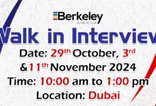 Berkeley Walk in Interview in Dubai