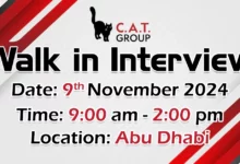 CAT Group Walk in Interview in Abu Dhabi