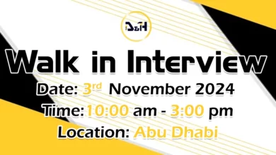 Drill & Hummer Walk in Interview in Abu Dhabi