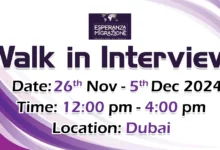 Esperanza Migrazione Walk in Interview in Dubai