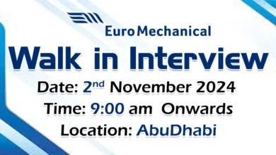 Euro Mechanical Walk in Interview in Abu Dhabi