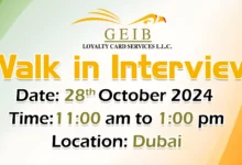 GEIB Loyalty Walk in Interview in Dubai