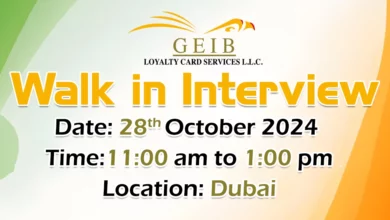 GEIB Loyalty Walk in Interview in Dubai