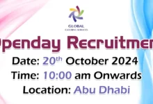 Global Catering Open Day Recruitment in Abu Dhabi