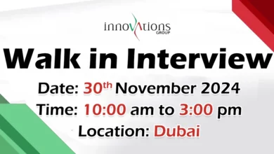 Innovations Group Walk in Interview in Dubai