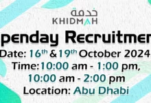 Khidmah Open Day Recruitment in Abu Dhabi