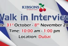 Kibsons International Walk in Interview in Dubai