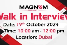 Magnum Security Walk in Interview in Dubai