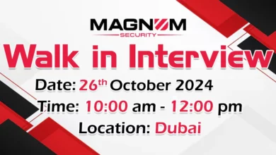 Magnum Security Walk in Interview in Dubai