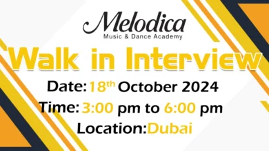 Melodica Walk in Interview in Dubai