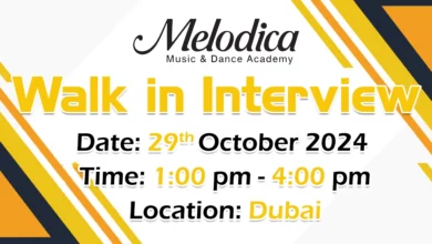 Melodica Walk in Interview in Dubai