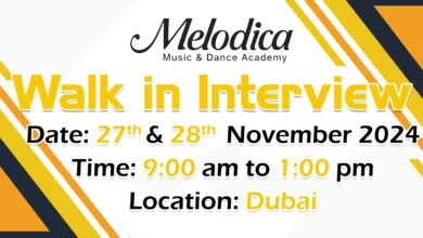 Melodica Walk in Interview in Dubai