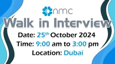 NMC Hospital Walk in Interview in Dubai