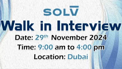 SOLV Group Walk in Interview in Dubai