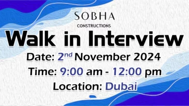 Sobha Construction Walk in Interview in Dubai