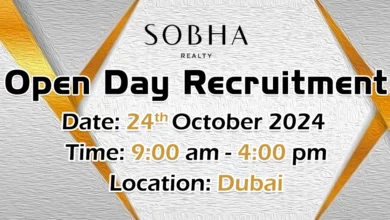 Sobha Realty Open Day Recruitment in Dubai