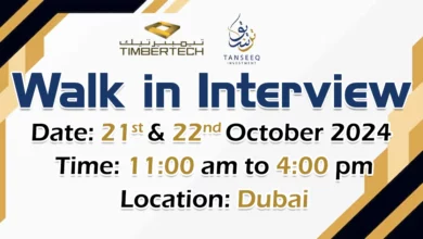 Timbertech Walk in Interview in Dubai