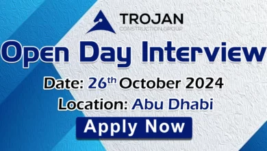 Trojan Construction Open Day Recruitment in Abu Dhabi