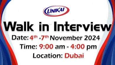 Unikai Foods Walk in Interview in Dubai