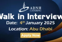 ADNH Catering Walk in Interview in Abu Dhabi