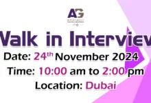 AG Facilities Walk in Interviews in Dubai