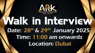 ARK Vision Walk in Interview in Dubai