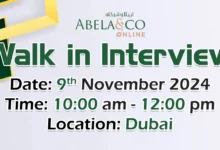 Abela & Co Walk in Interview in Dubai