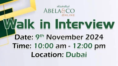 Abela & Co Walk in Interview in Dubai