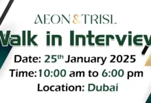 Aeon & Trisl Walk in Interview in Dubai