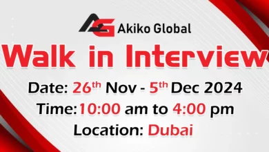 Akiko Global Walk in Interview in Dubai