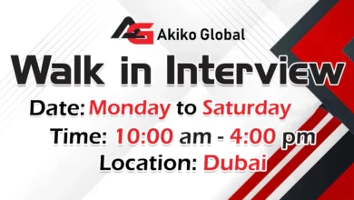 Akiko Global Walk in Interview in Dubai