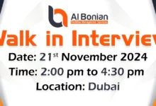 Al Bonian FM Walk in Interview in Dubai