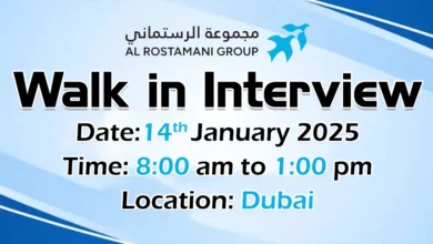 Al Rostamani Group Walk in Interview in Dubai