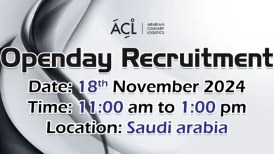 Arabian Culinary Logistics Open Day Recruitment in KSA