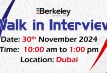 Berkeley Walk in Interview in Dubai