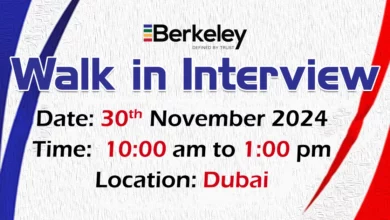 Berkeley Walk in Interview in Dubai