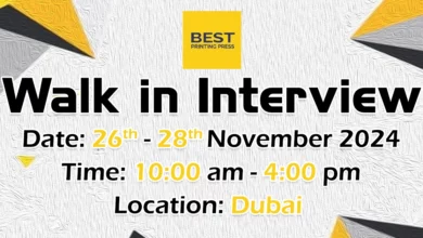 Best Printing Press Walk in Interview in Dubai