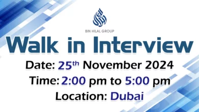 Bin Hilal Group Walk in Interview in Dubai