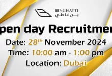 Binghatti Open Day Recruitment in Dubai