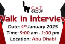 CAT Group Walk in Interview in Abu Dhabi