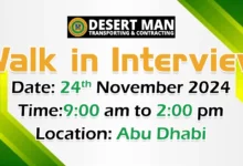 Desertman Open Day Recruitment in Abu Dhabi