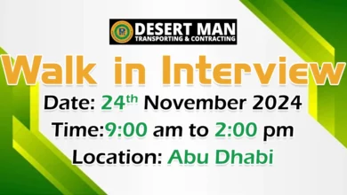 Desertman Open Day Recruitment in Abu Dhabi