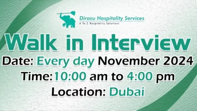 Dirasu Hospitality Walk in Interview in Dubai